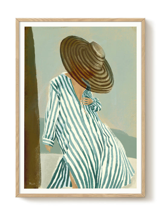 Summer Breeze by Marco Marella PRINT - FRAMED IN WOOD