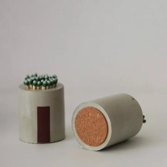 Concrete Match Holder I Match Striker