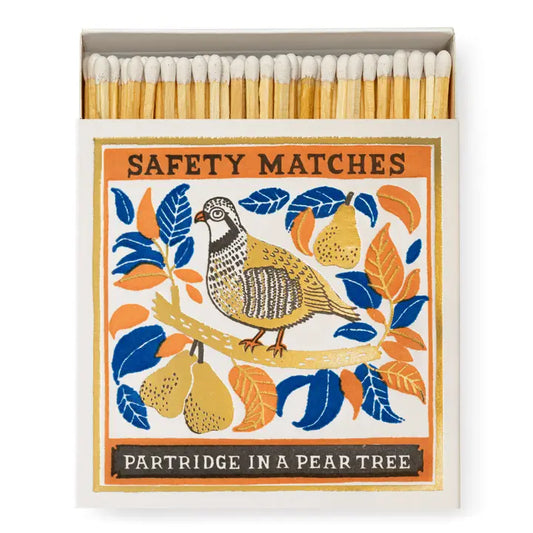 Partridge | Square - Christmas Safety Matches