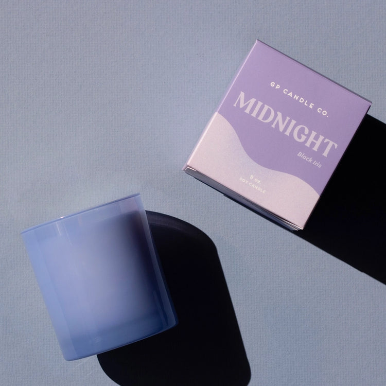 Midnight Hue Black Iris Candle