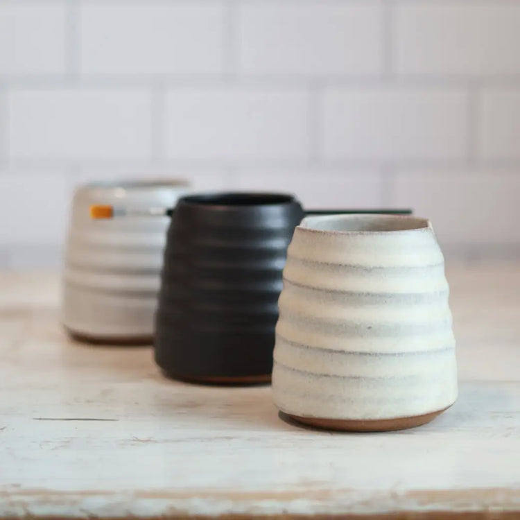 Artist's Brush Cup - Cream