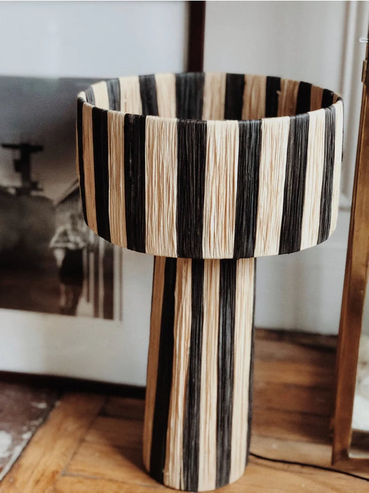 Natural Stripes Lamp - Medium