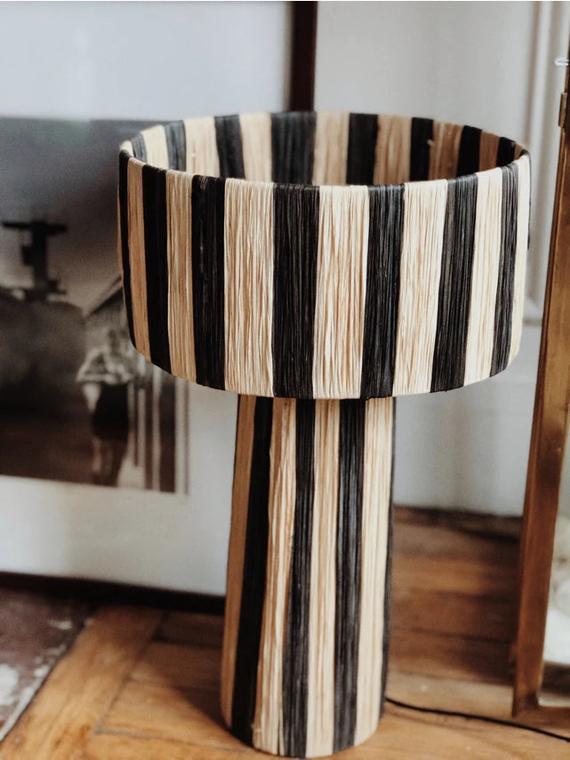 Natural Stripes Lamp - Medium