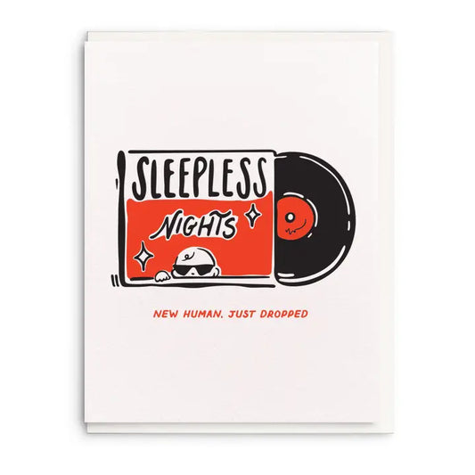 New Human, Letterpress Baby Greeting Card