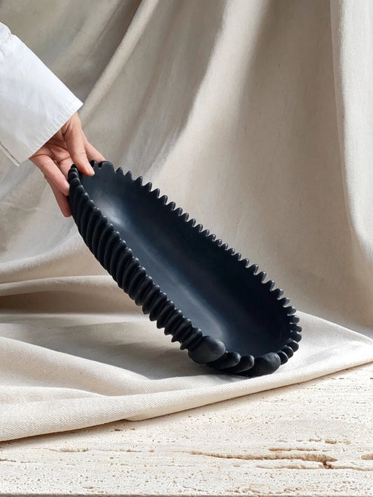 Black Concrete Bowl