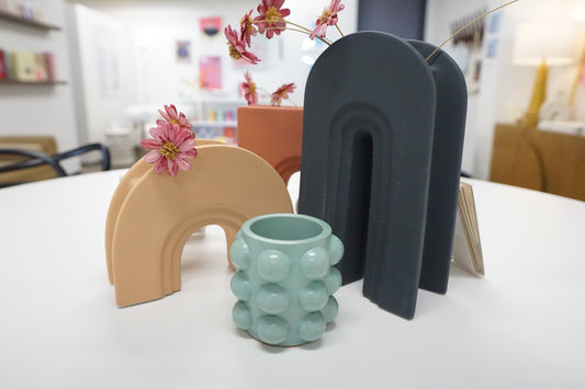 Terracotta Vase - Beige