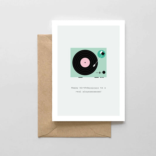 Happy Birthday To A Real Playaaaaaaaa Card