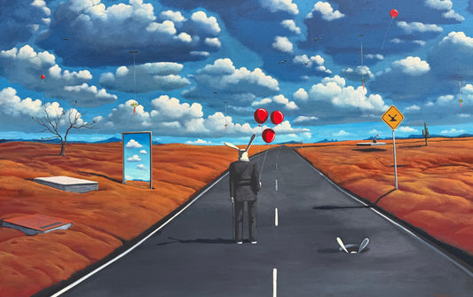 Danny DeLancey - The Stroll - Knowledge in the Journey - Acrylic on Canvas