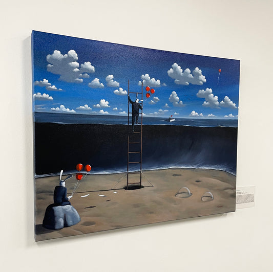 Danny DeLancey - The Stroll - A Swell Journey - Acrylic on Canvas