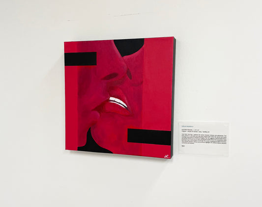 Leslie Murphy - And With That Kiss - Acrylic on Canvas