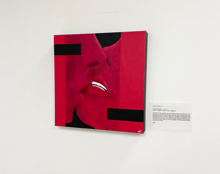 Leslie Murphy - And With That Kiss - Acrylic on Canvas