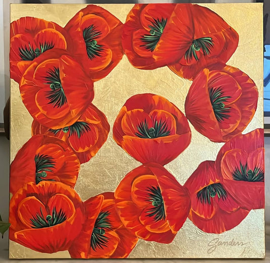 Sanders - Kiss Kiss 2024 - Acrylic on Canvas