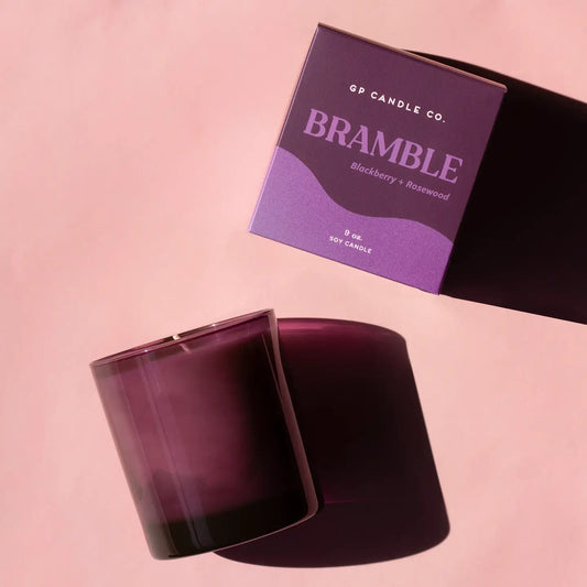 Bramble Hue Candle (Blackberry + Rosewood)
