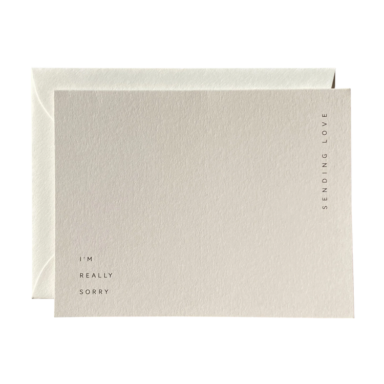 I'm Really Sorry - Card