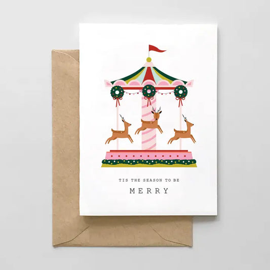 Tis The Season To Be Merry - Greeting Card