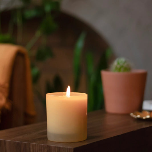 Golden Hue Amber + Honeysuckle Candle