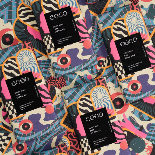 Sweet Mint Dark Chocolate Bar 80g