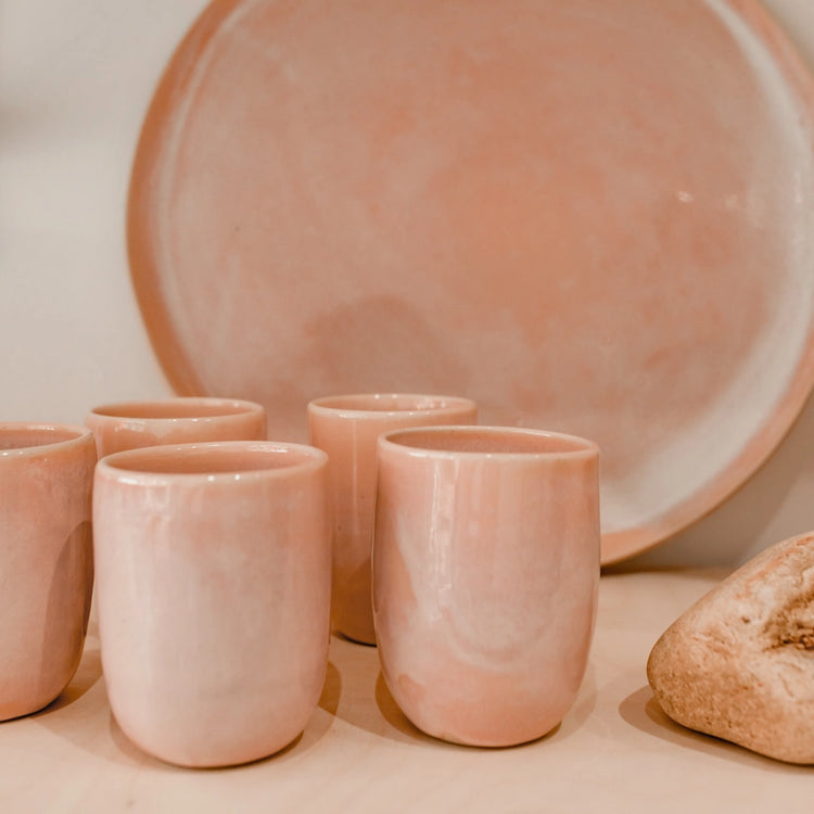 Pink Handmade Coffee/Tea Cups