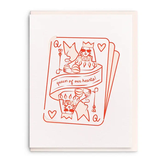 Queen - Letterpress Mother's Day Greeting Card