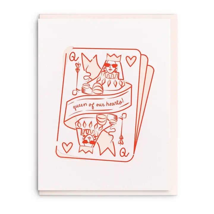 Queen - Letterpress Mother's Day Greeting Card