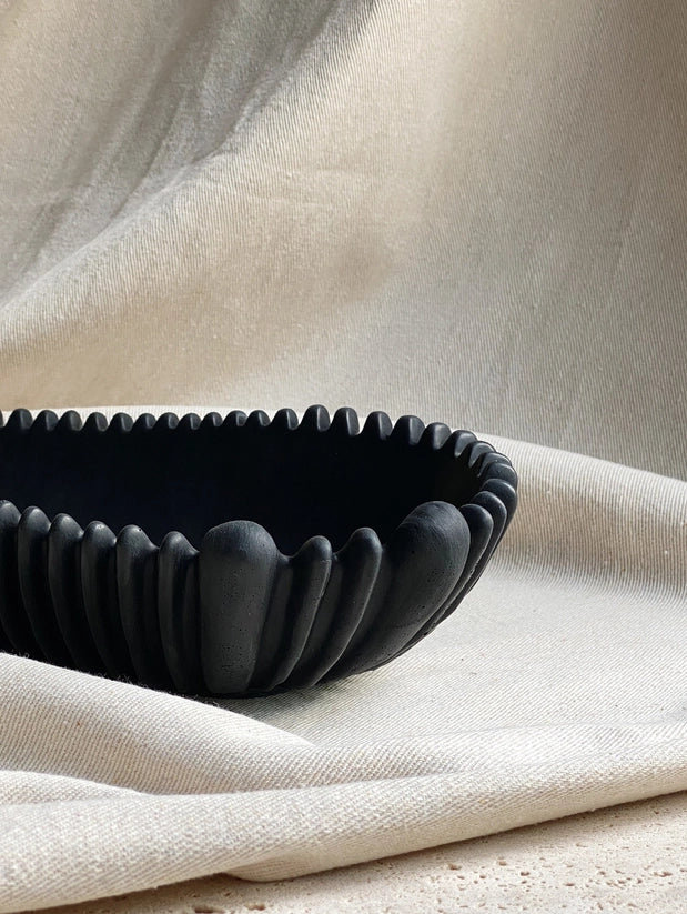 Black Concrete Bowl