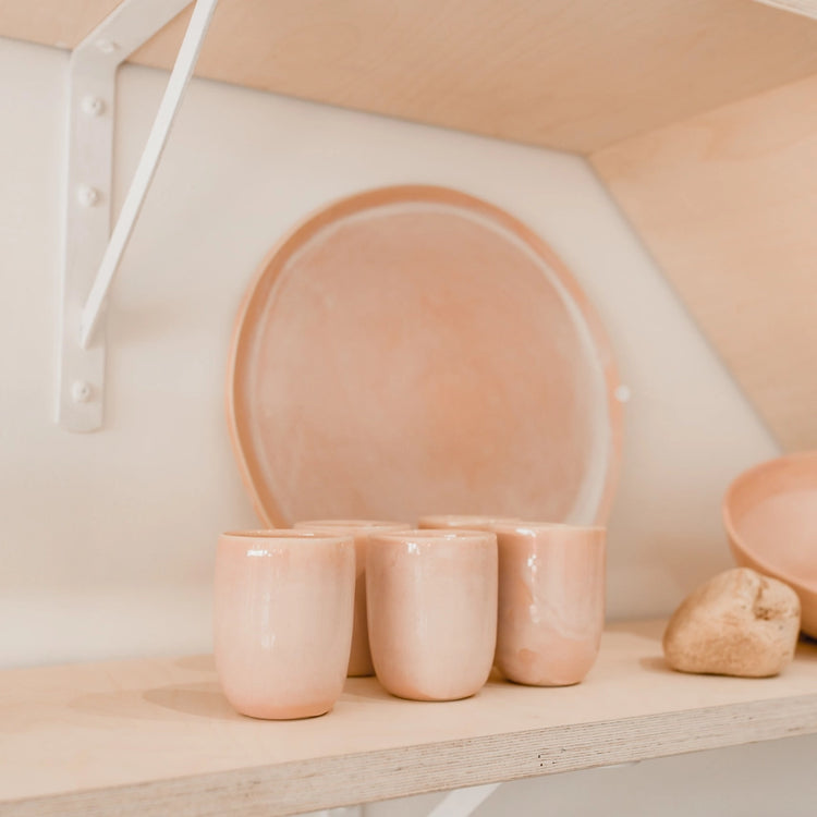 Pink Handmade Coffee/Tea Cups