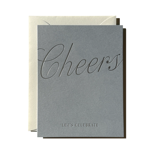 Cheers - Blue & Silver