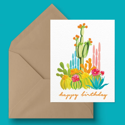 Desert Whimsy Birthday - Greeting Card