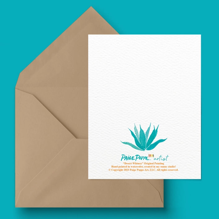 Desert Whimsy Birthday - Greeting Card