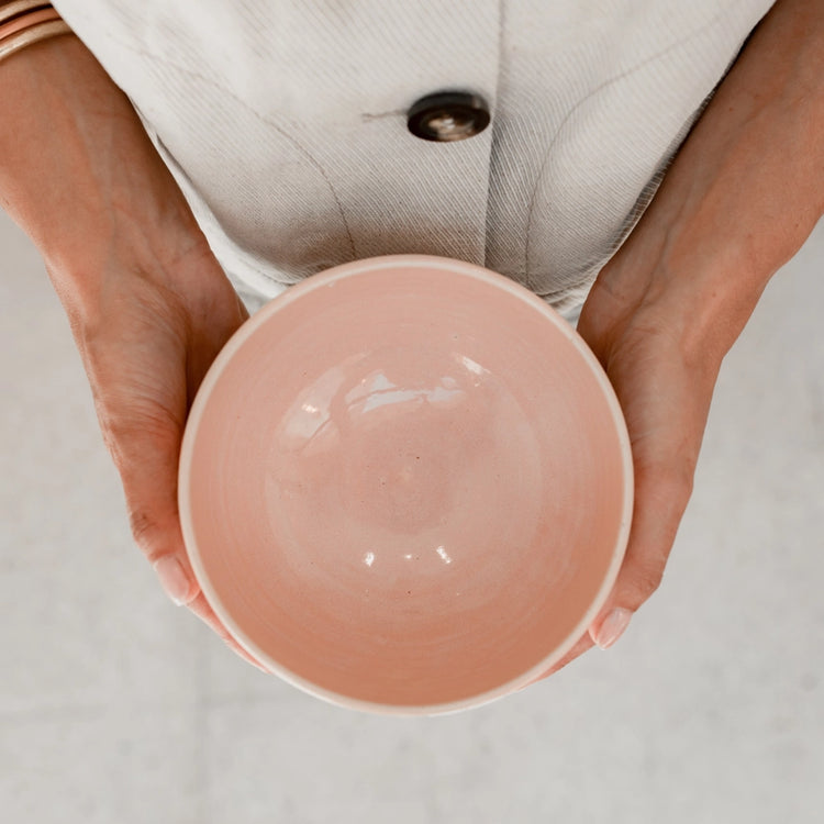 Pink Handmade Ceramic Bowl