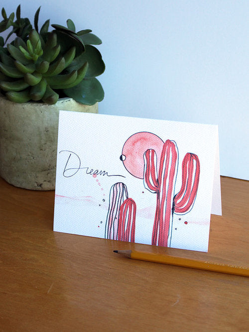 Dream Saguaro - Greeting Card