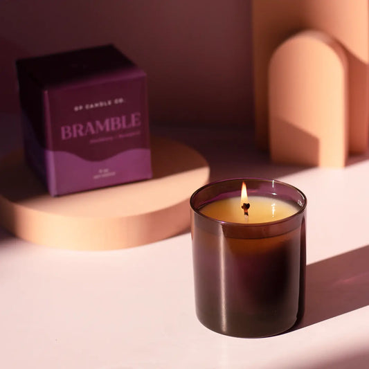 Bramble Hue Candle (Blackberry + Rosewood)