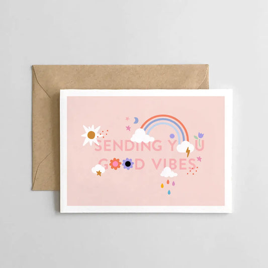 Sending You Good Vibes - Card