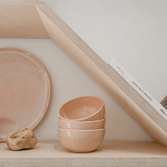 Pink Handmade Ceramic Bowl