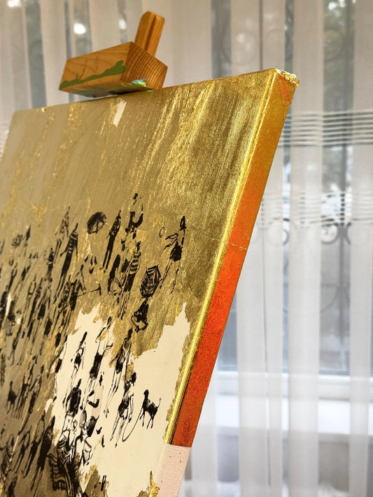 Shiptenko Bogdan - Golden Beach 2024 - Acrylic on Canvas