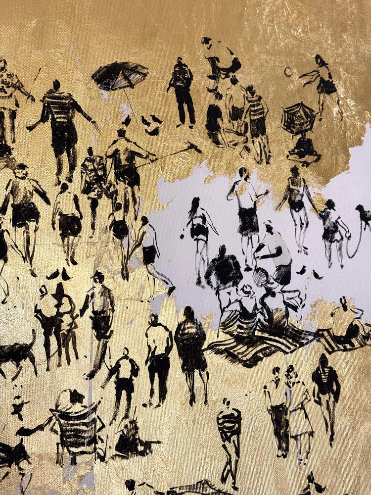 Shiptenko Bogdan - Golden Beach 2024 - Acrylic on Canvas