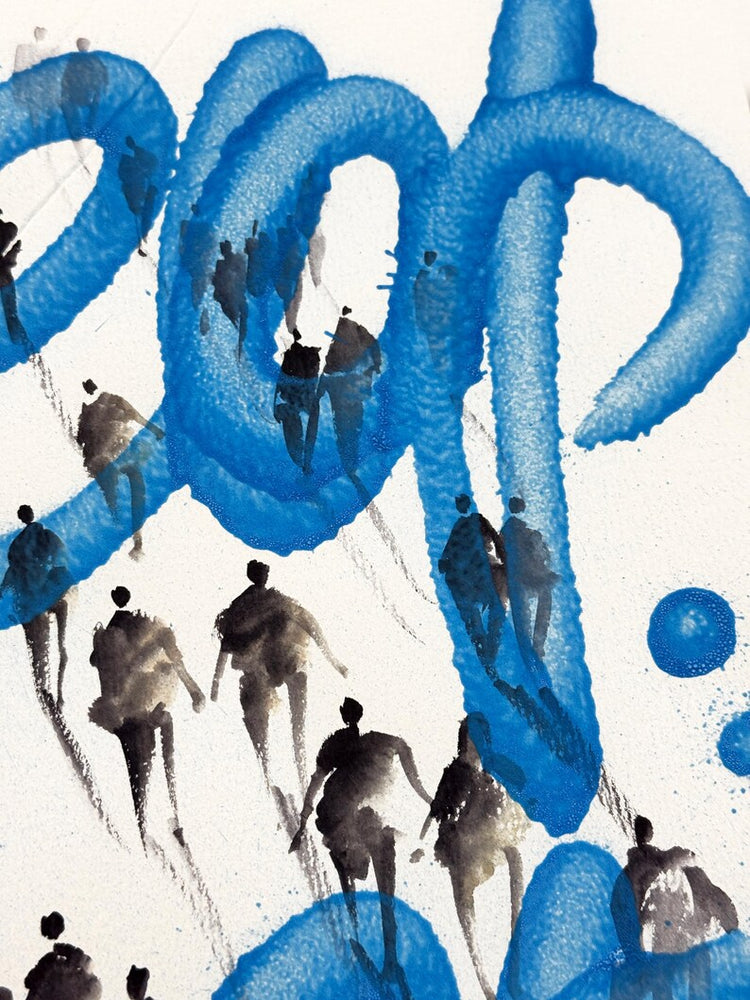 Shiptenko Bogdan - We The People 2025 - Spray Paint on Paper (2)