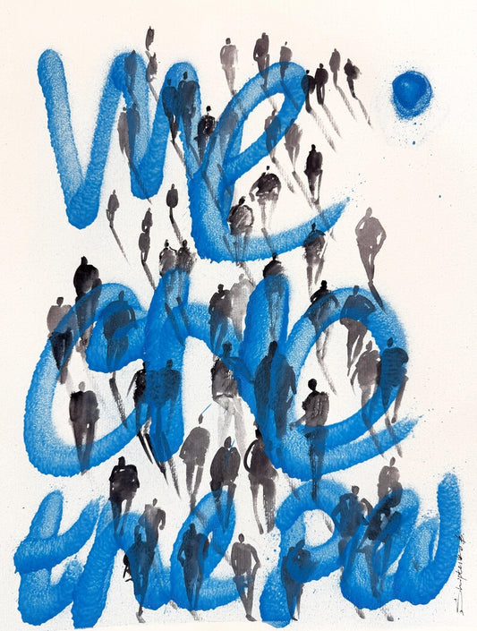 Shiptenko Bogdan - We The People 2025 - Spray Paint on Paper (2)
