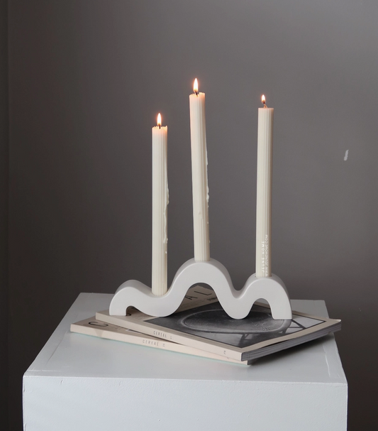 3 Candle Taper Holder