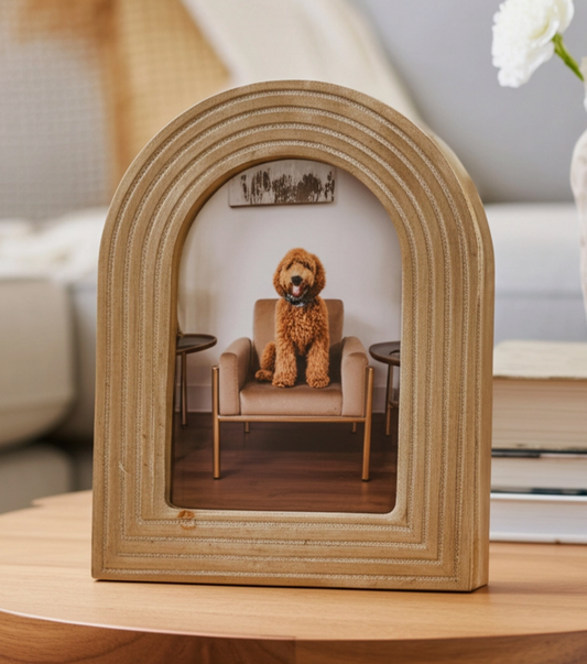 Photo Frame - Gold Polyresin arch