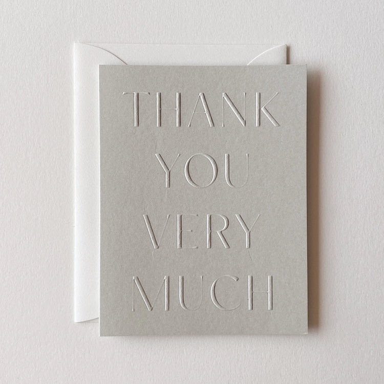 Thank You Very Much Card
