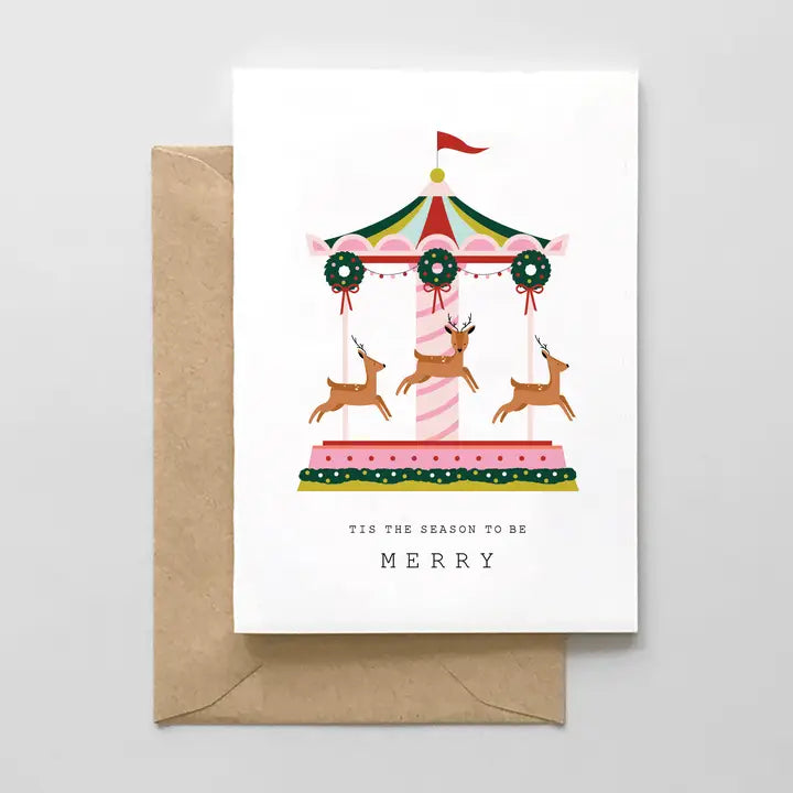 Tis The Season To Be Merry - Greeting Card