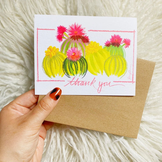Barrel Beauties Thank You - Greeting Card