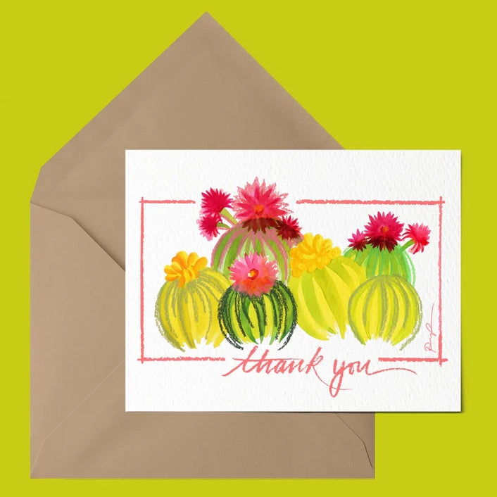 Barrel Beauties Thank You - Greeting Card