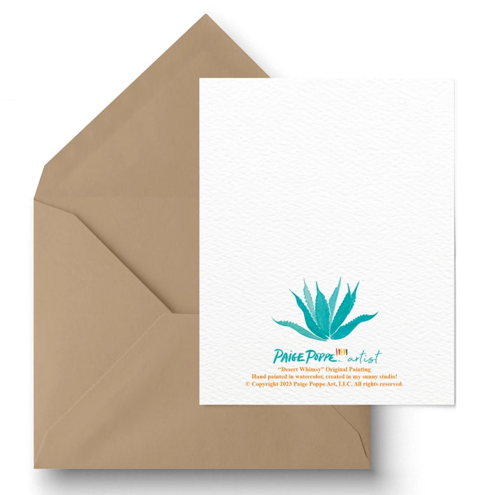 Desert Whimsy Birthday - Greeting Card