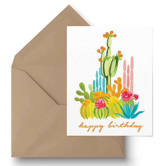 Desert Whimsy Birthday - Greeting Card