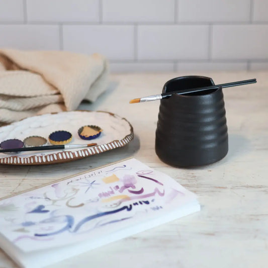Artist's Brush Cup - Black