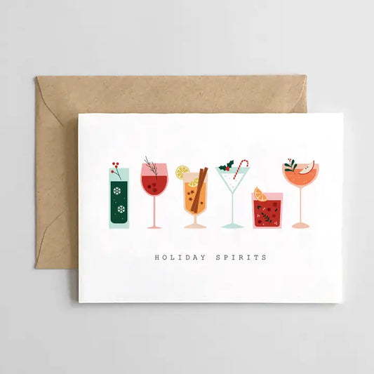 Holiday Spirits - Greeting Card