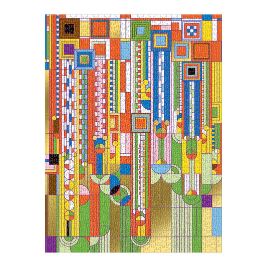 Frank Lloyd Wright Saguaro Cactus Forms Foil 1000 Pc Puzzle