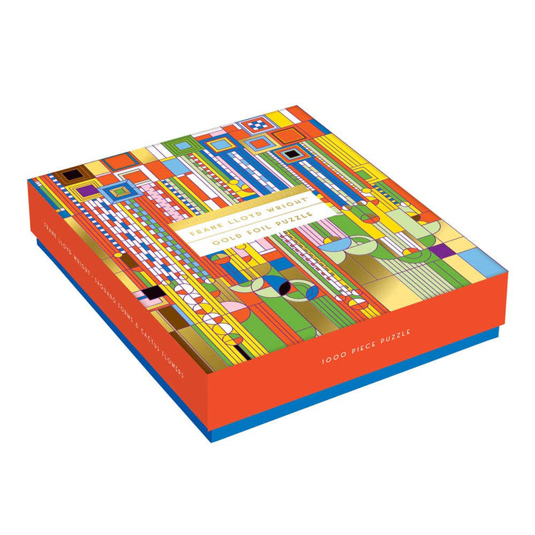 Frank Lloyd Wright Saguaro Cactus Forms Foil 1000 Pc Puzzle